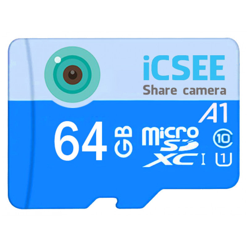 iCSee 64 GB A1 Class 10 U1 Micro SD Hafıza Kartı