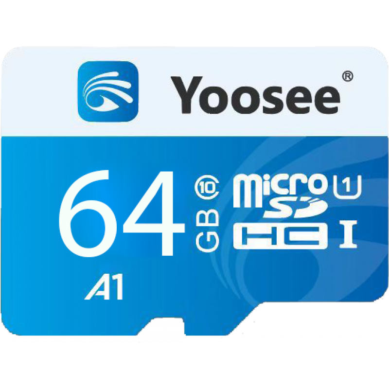 Yoosee 64 GB A1 Class 10 U1 Micro SD Hafıza Kartı
