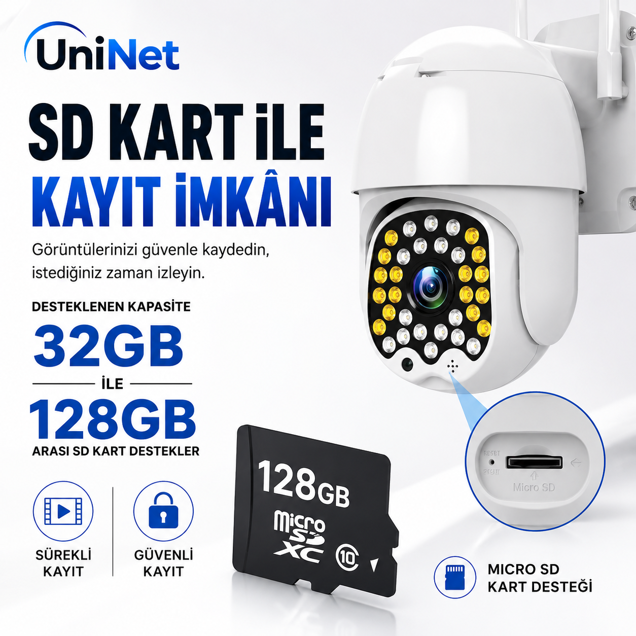 Yoosee YS-06 2MP PTZ Wi-Fi Dış Mekan Kamera