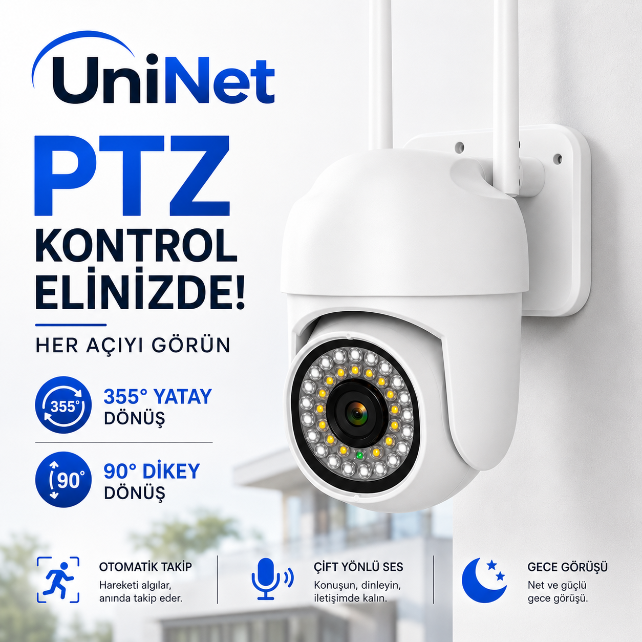 Yoosee YS-10 Mini 2MP Wi-Fi İç/Dış Mekan Kamera