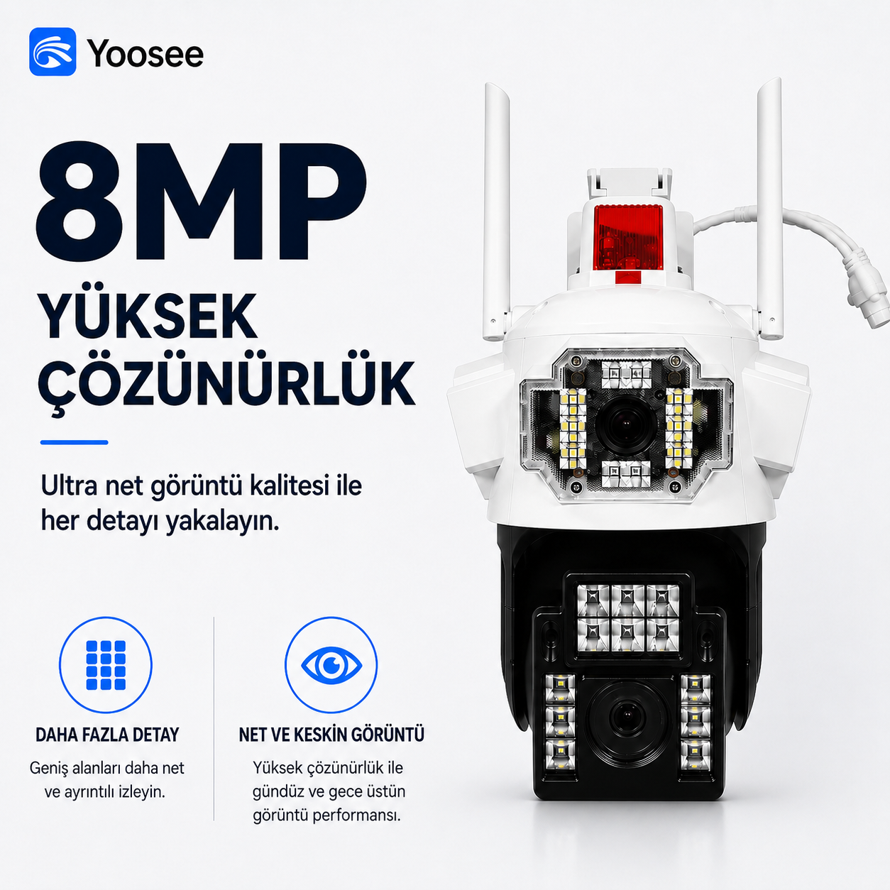Yoosee 4K Pro 16MP 4 Lens Wi-Fi/4G Kamera
