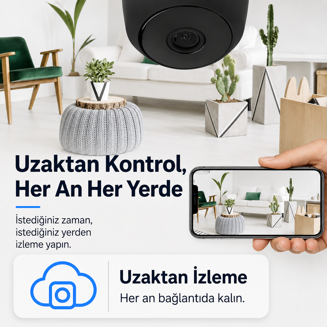 A9 1080P Mini Wi-Fi İç Mekan Kamera