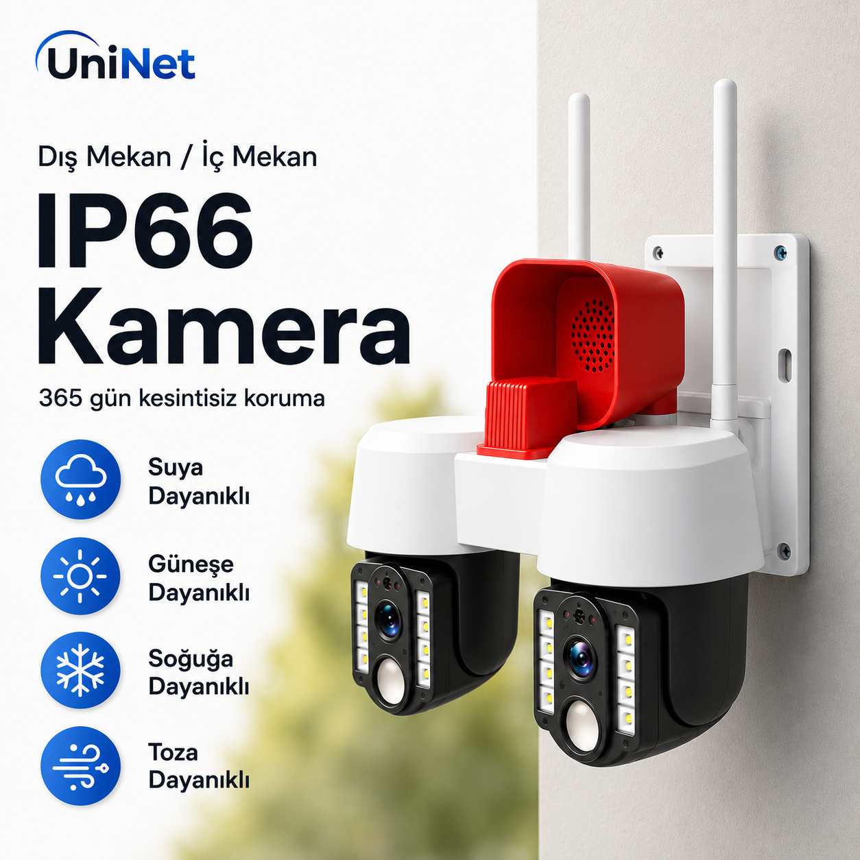 Yoosee YS-24 8MP Çift Lens PTZ Wi-Fi/4G Kamera