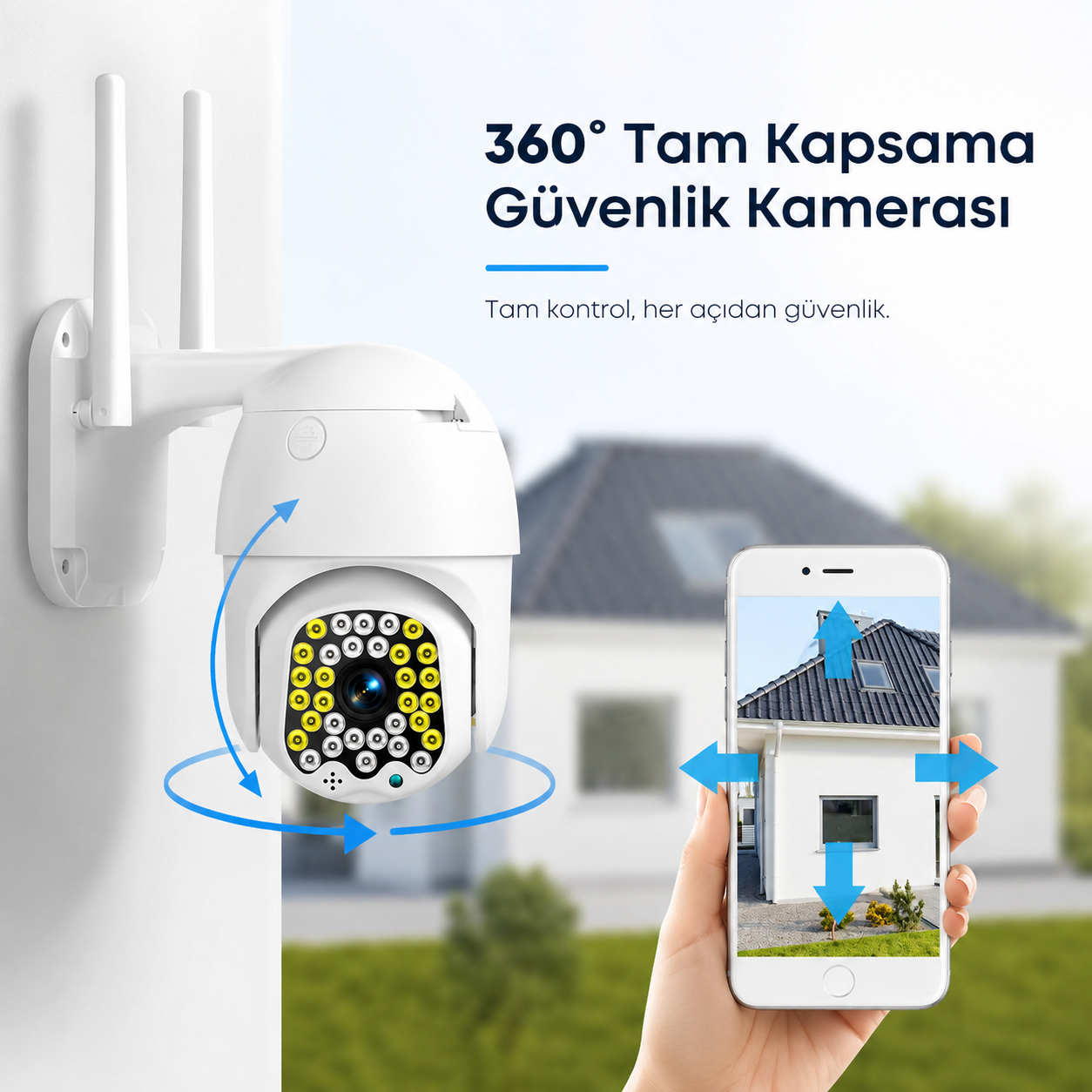 Yoosee YS-06 2MP PTZ Wi-Fi Dış Mekan Kamera