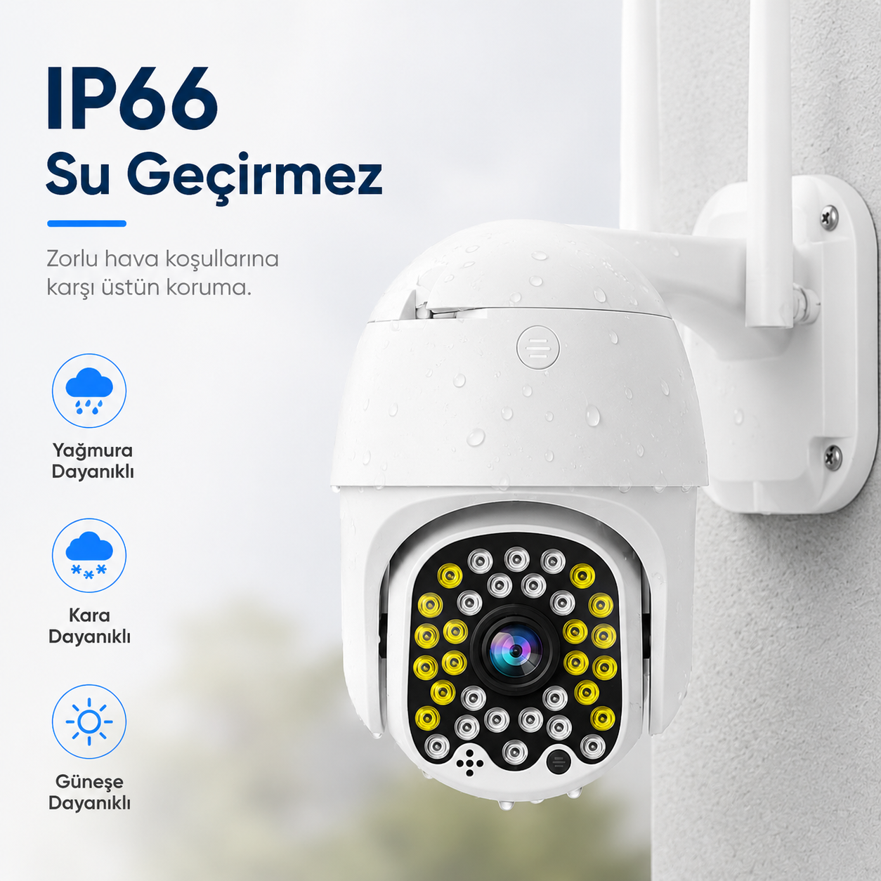 Yoosee YS-06 2MP PTZ Wi-Fi Dış Mekan Kamera