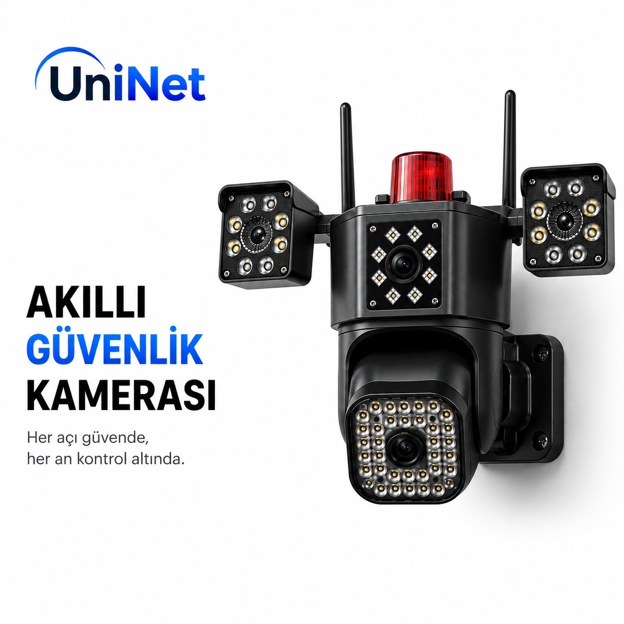 YS-SO42 4G 12V Çift Lens Dış Mekan Kamera