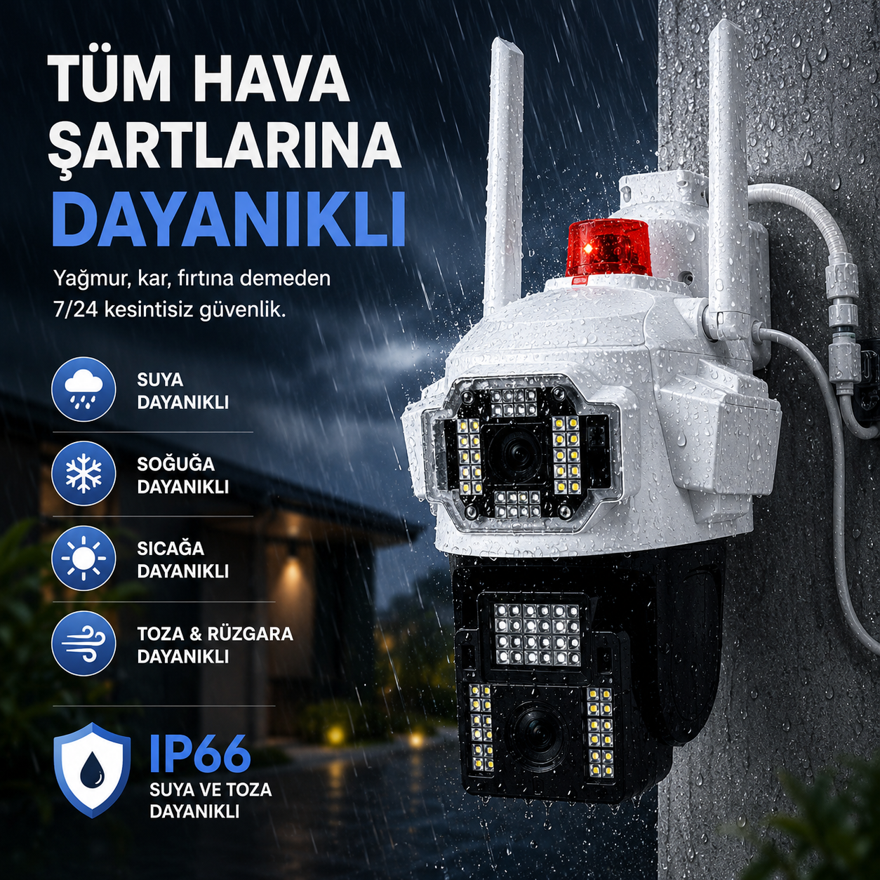 Yoosee 4K Pro 16MP 4 Lens Wi-Fi/4G Kamera