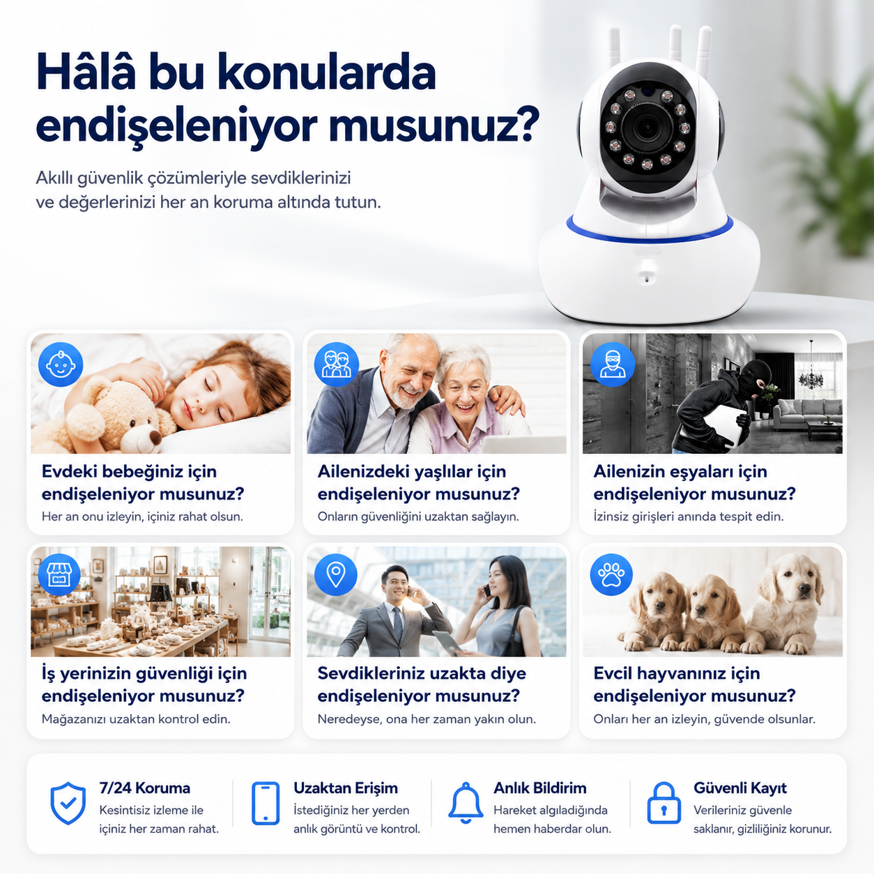 YS-03 Baby & Pet Wi-Fi IP Kamera