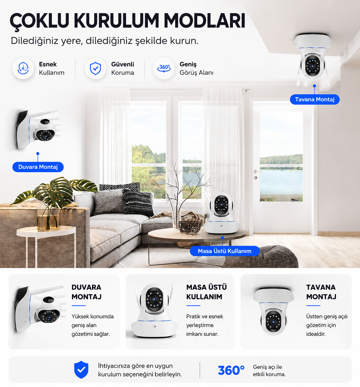 YS-05 Baby & Pet Wi-Fi IP Kamera