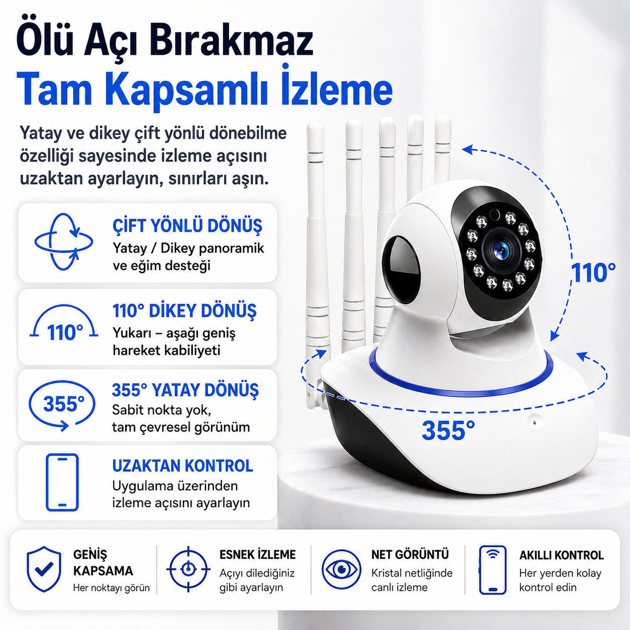 YS-05 Baby & Pet Wi-Fi IP Kamera